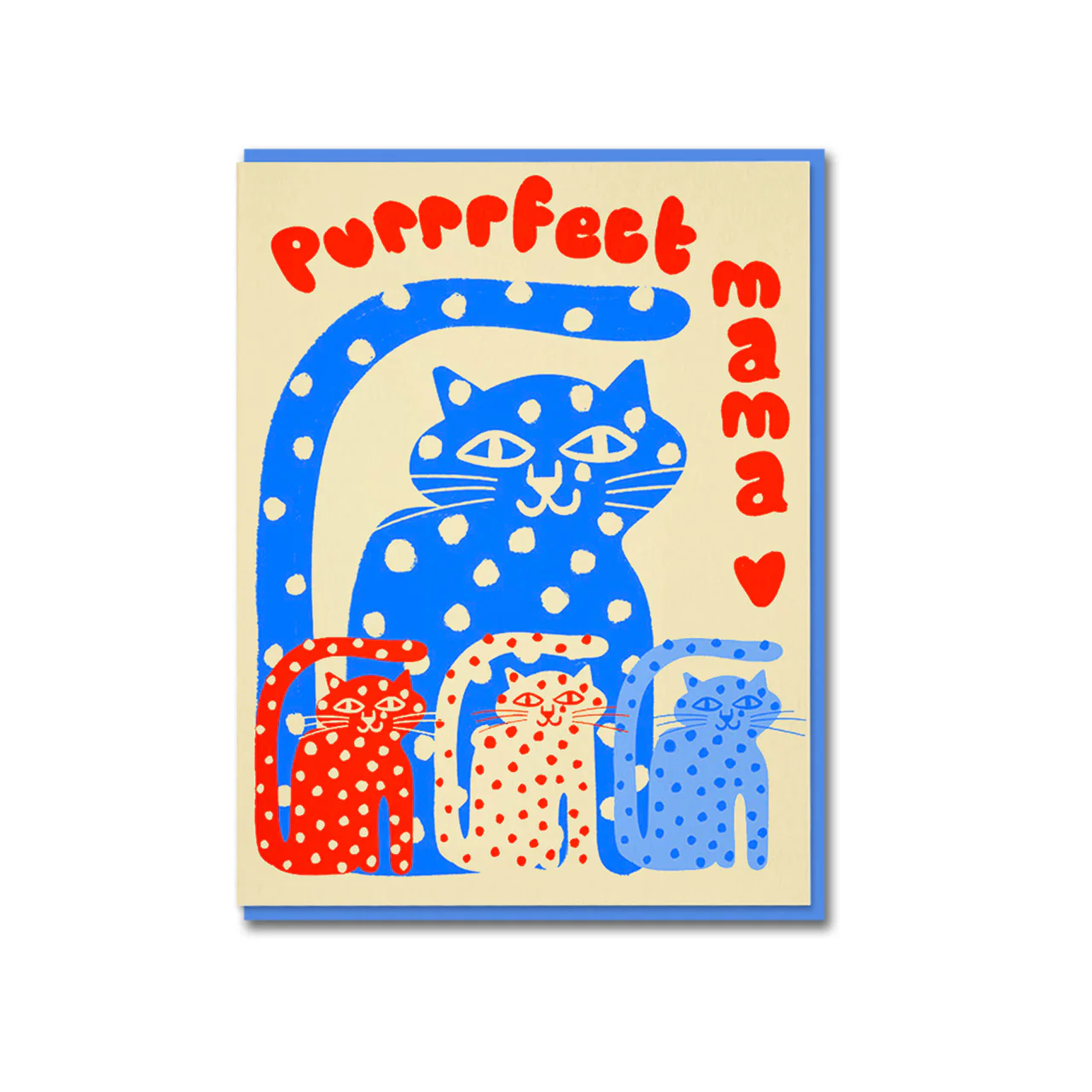 Purrrrfect Mum Greeting Card