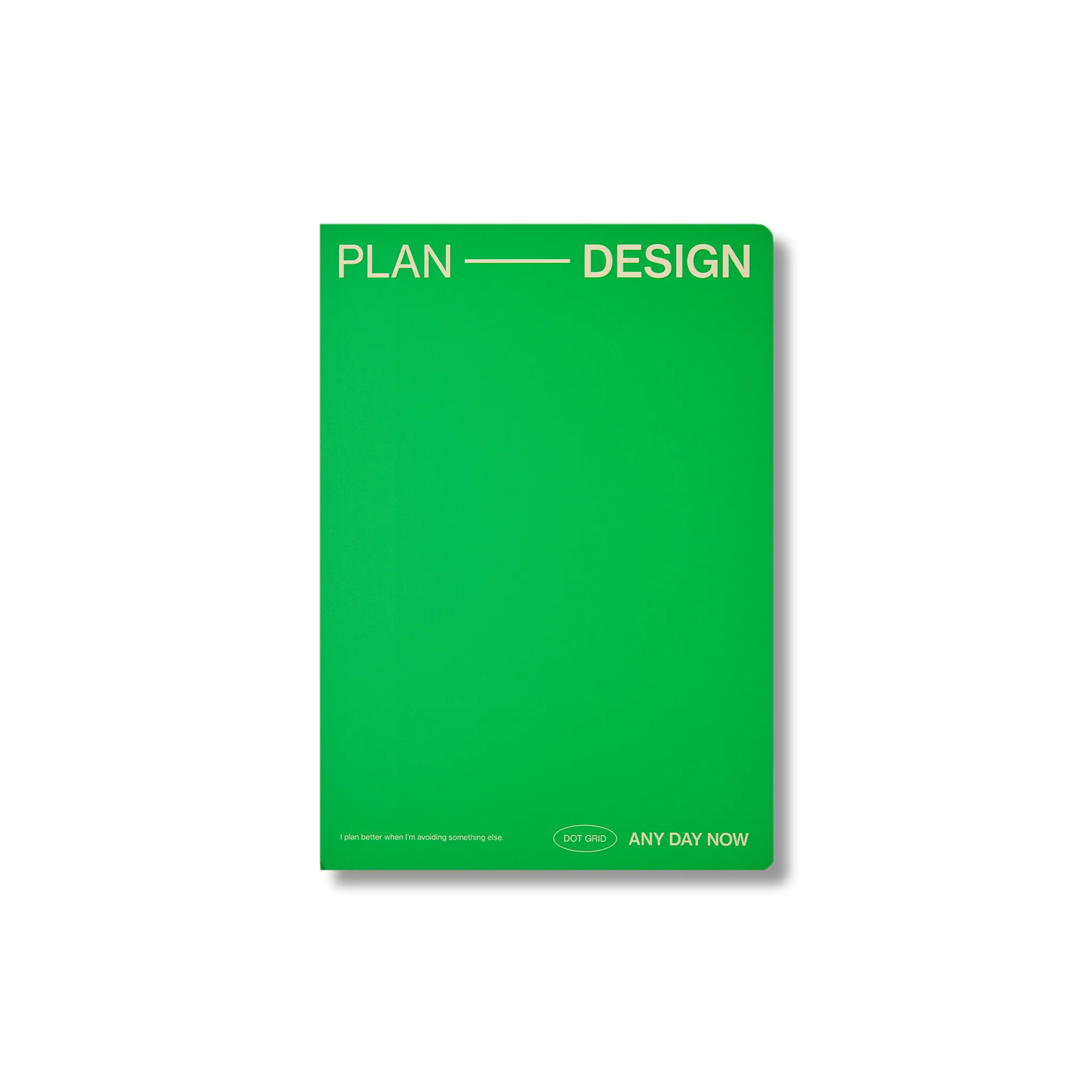 Green Open Bound Notebook Dot Grid A5 - Image 2