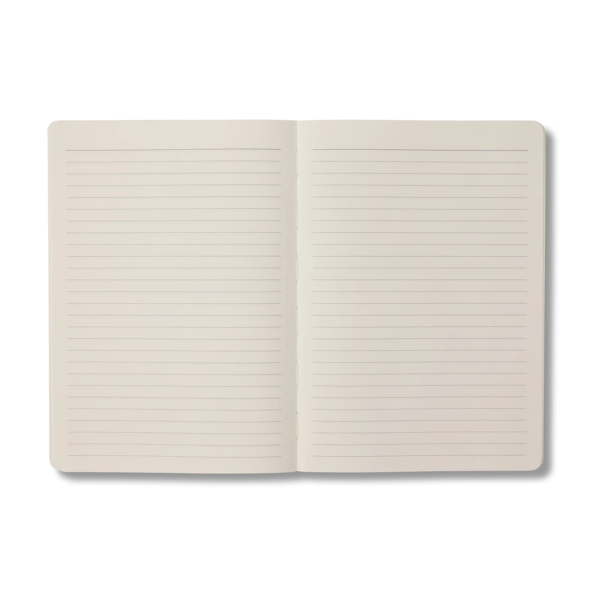 Teal Open Bound Notebook Ruled A5 - Image 4