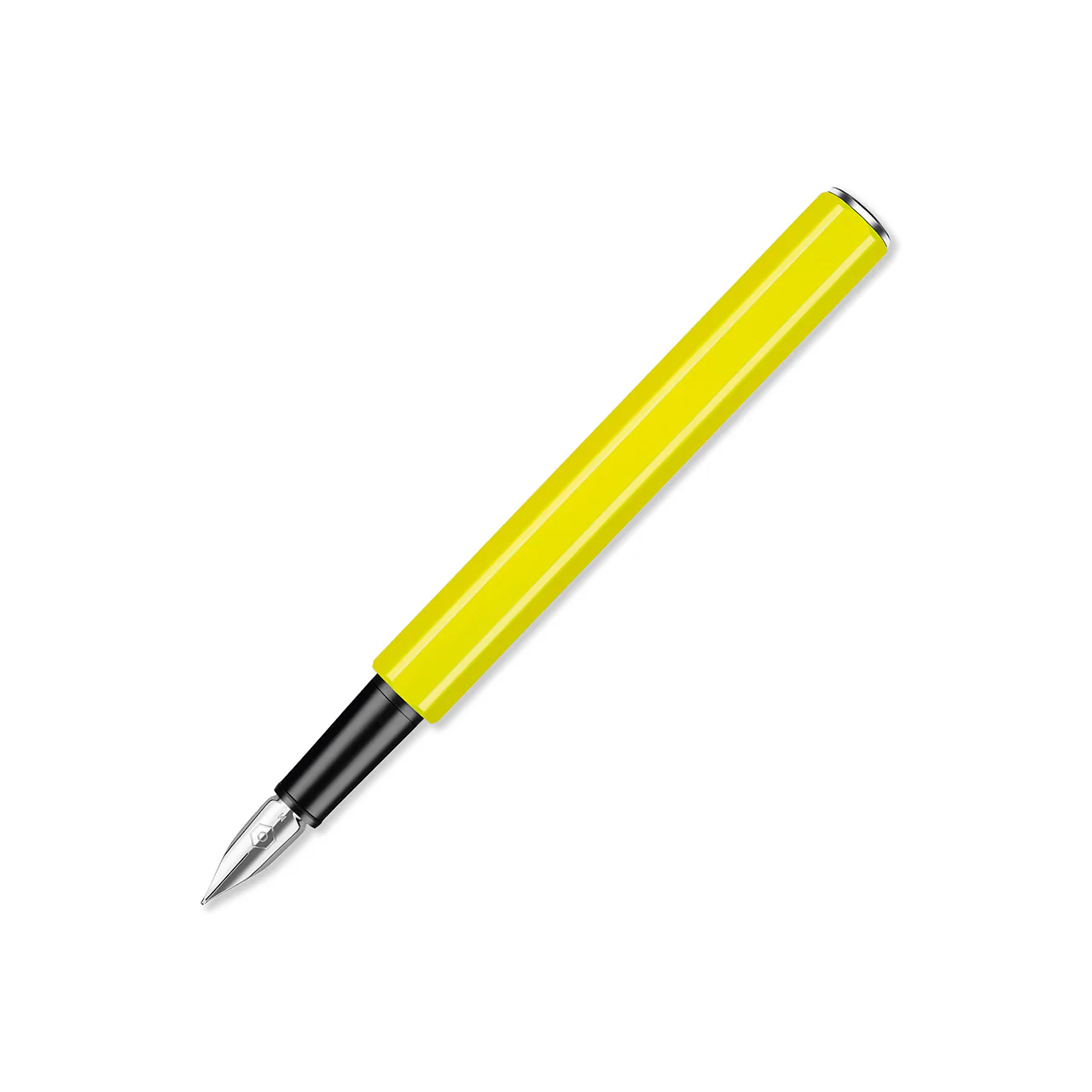 849 Plume Fluo Fountain Pen Yellow - Image 2