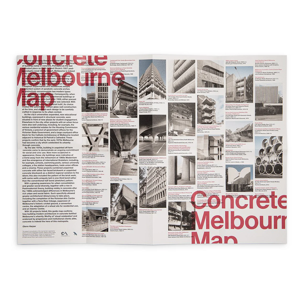 Concrete Melbourne Map - Image 3