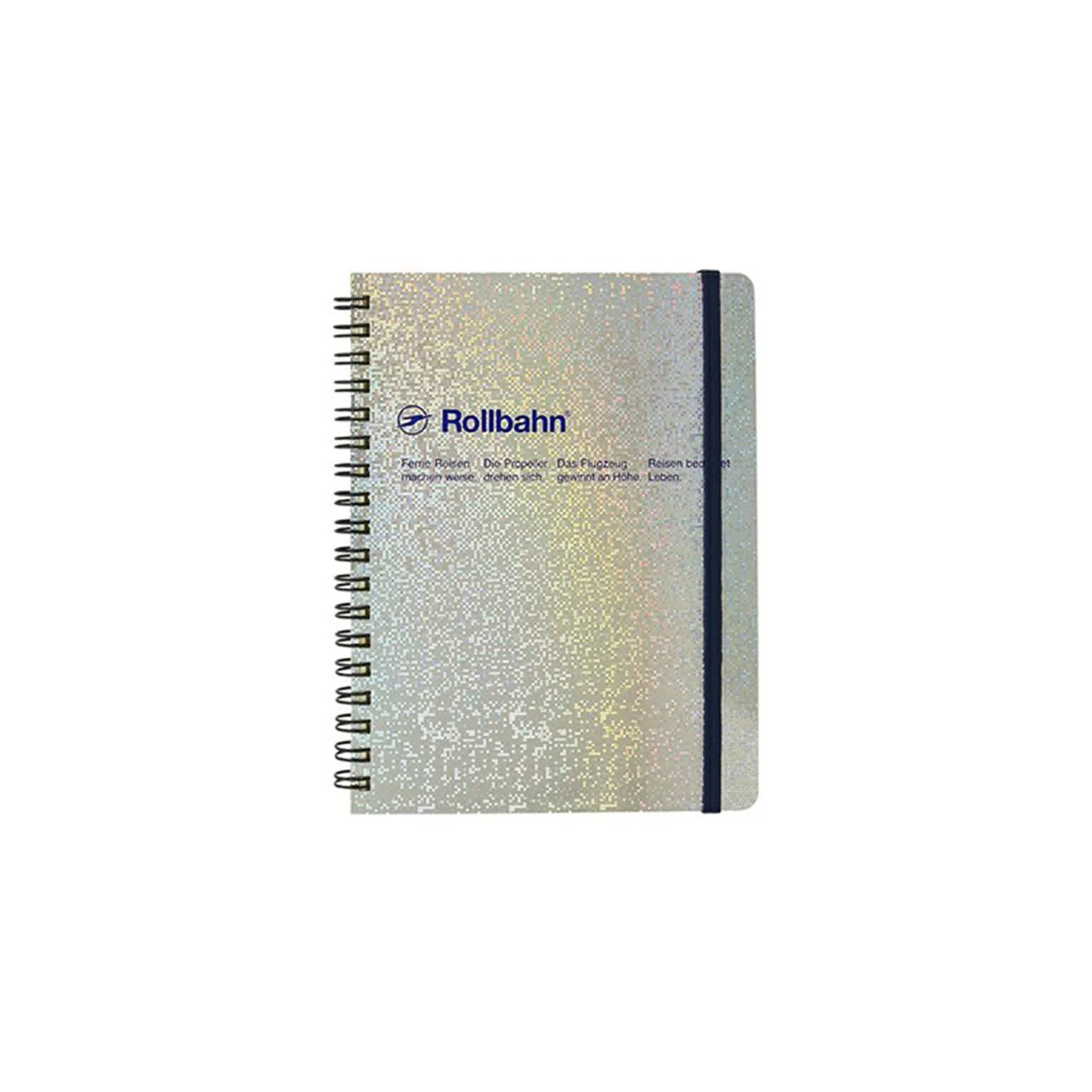 Rollbahn Large Spiral Notebook Metallic