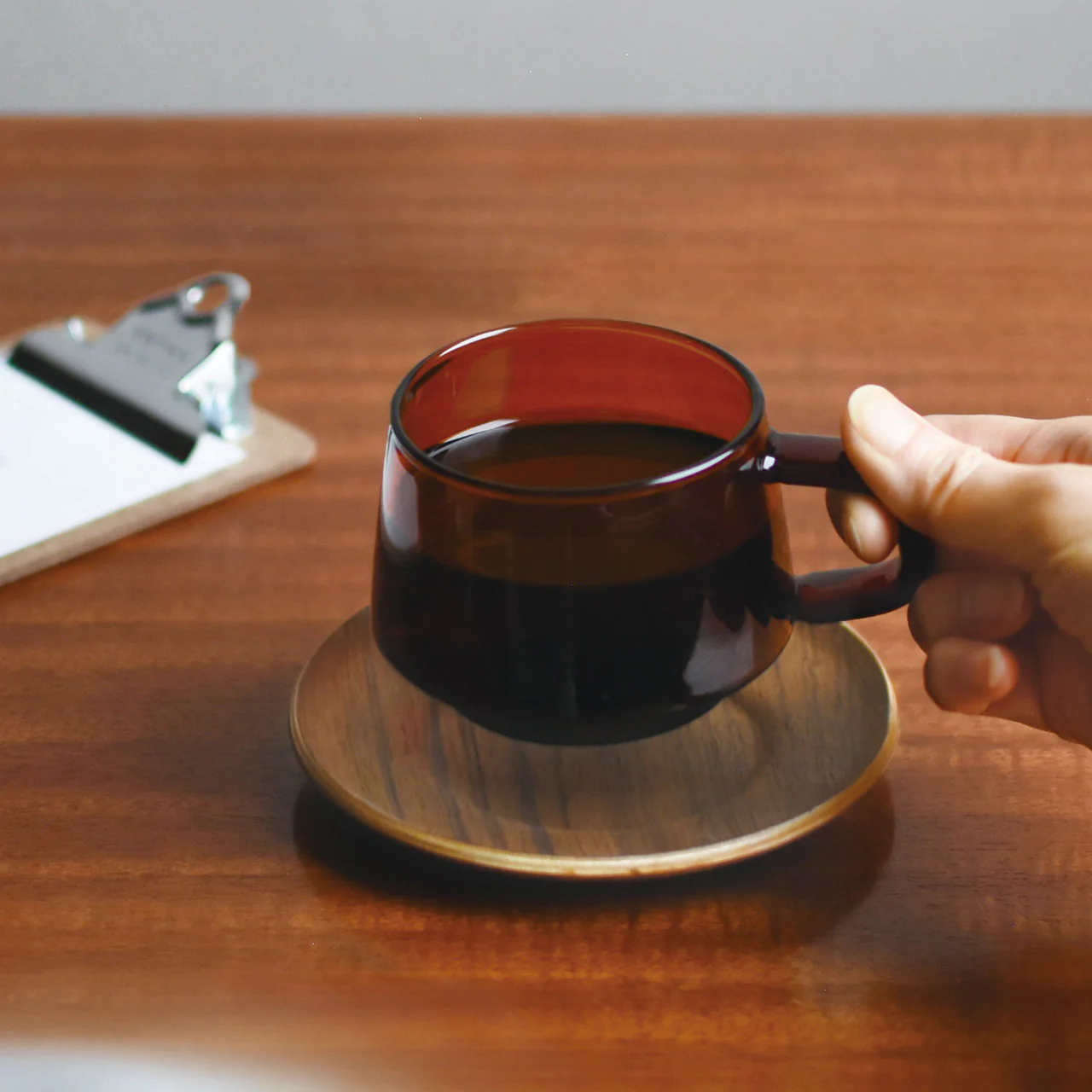 Sepia Cup & Saucer - Image 3