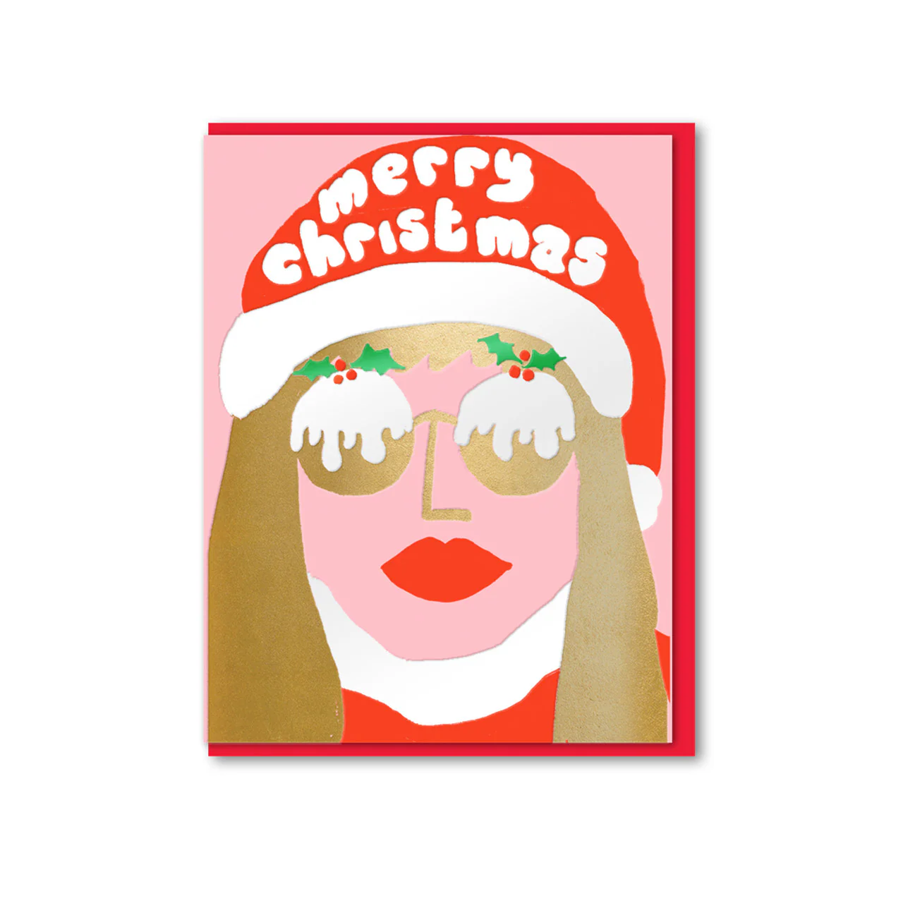 Miss Christmas Greeting Card