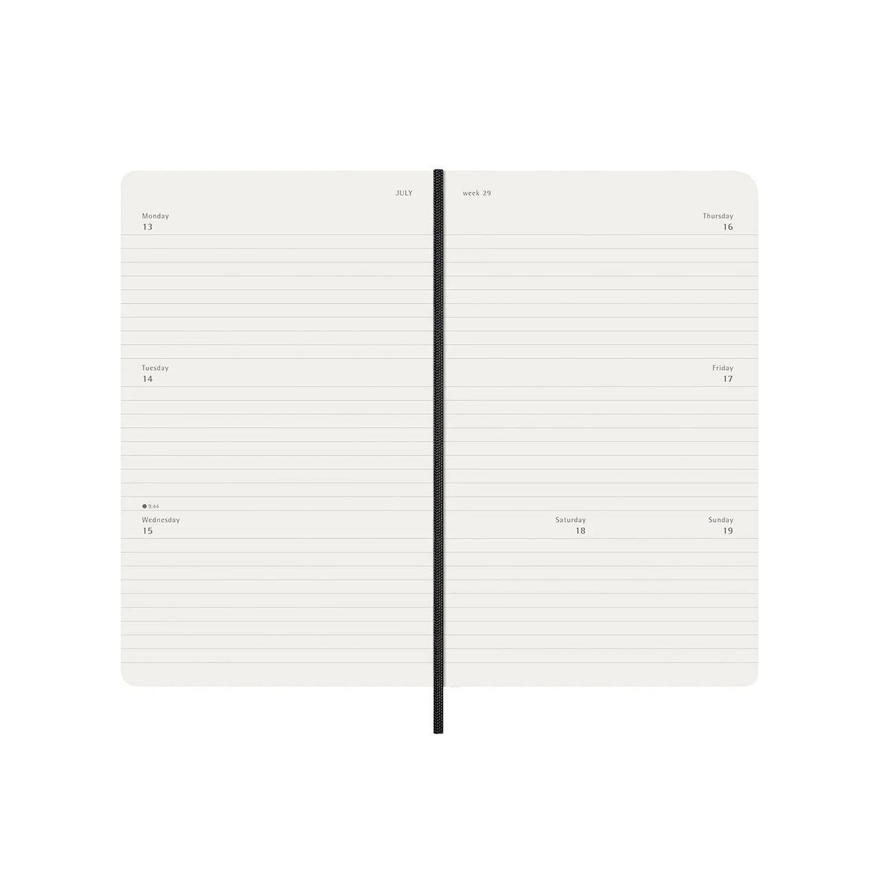 2026 Weekly Horizontal Soft Cover Diary Large - Image 3