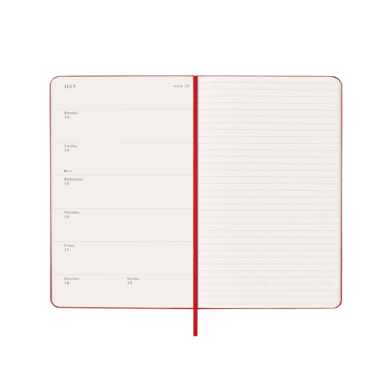 2026 Weekly Notebook Diary Hard Cover Large - Image 13