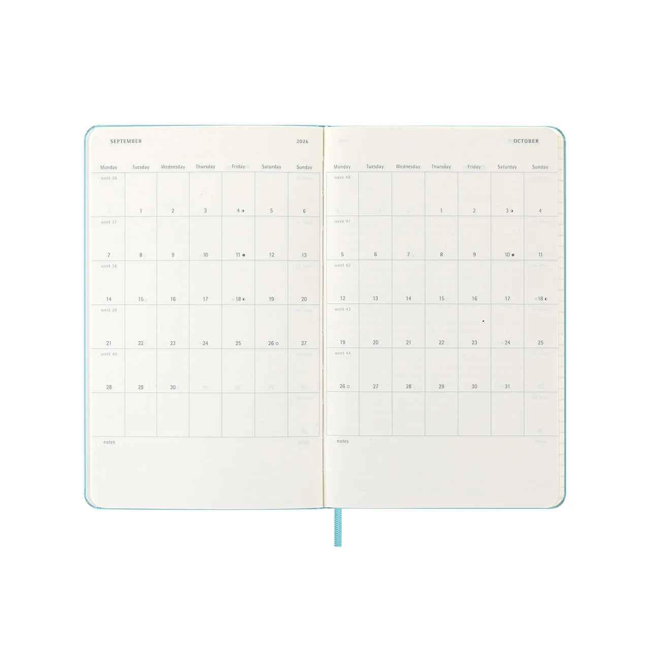 2026 Weekly Notebook Diary Hard Cover Large - Image 24