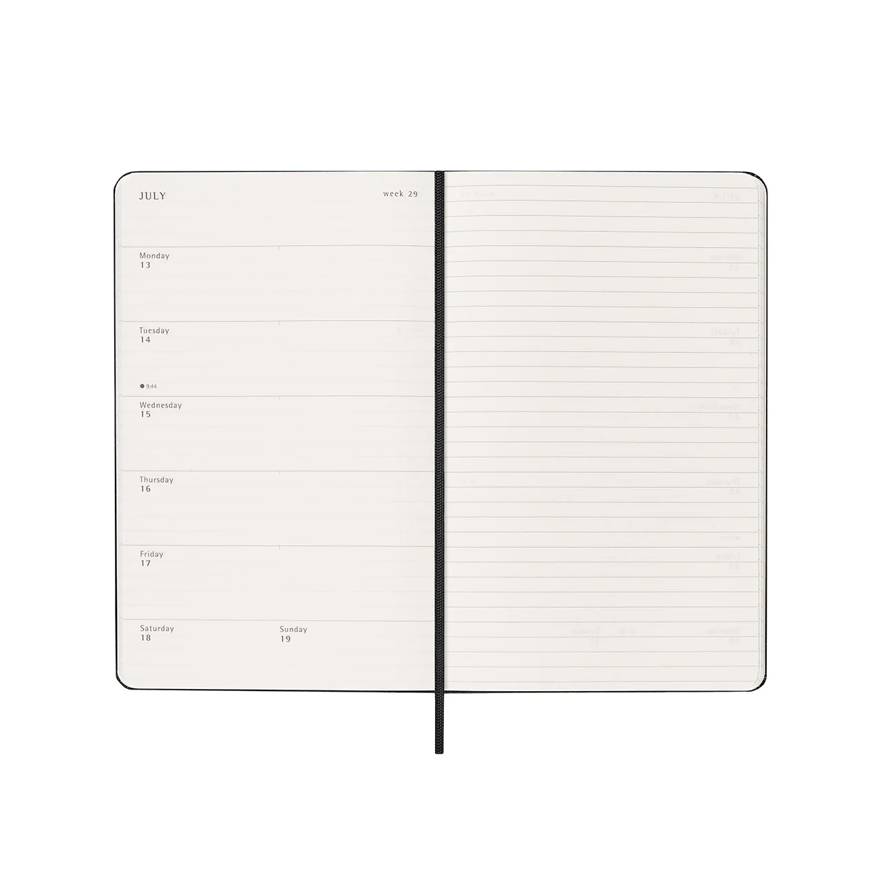 2026 Weekly Notebook Diary Hard Cover Large - Image 3