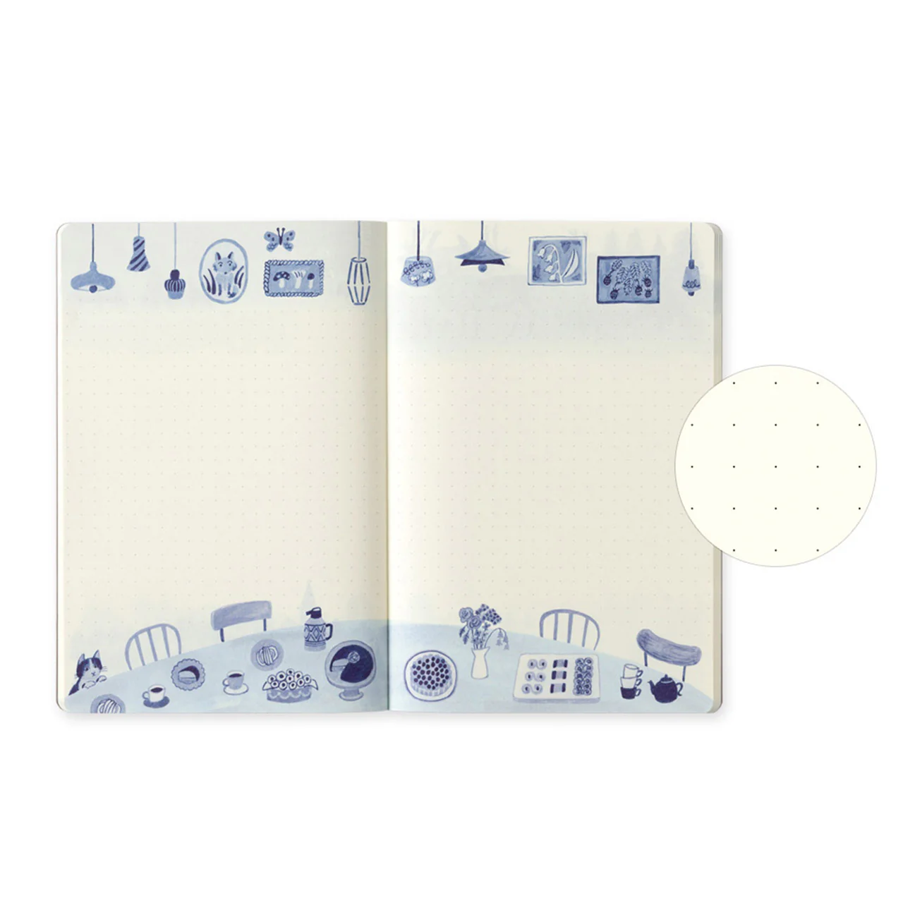 Blue Nordic Notebook B6 - Image 3