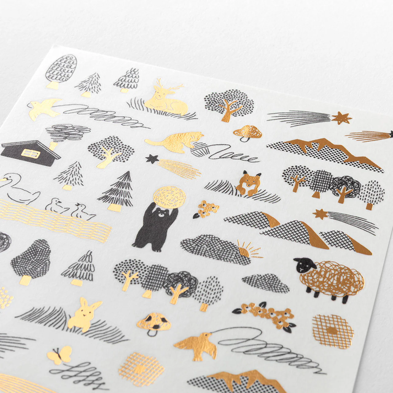 Camouflage Forest Decorative Sticker Sheet - Image 3